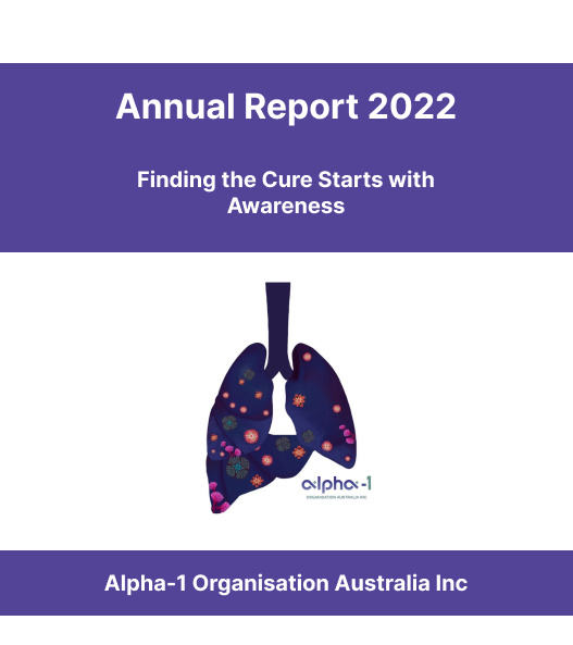 Alpha-1 Organisation Australia - Annual Report 2022